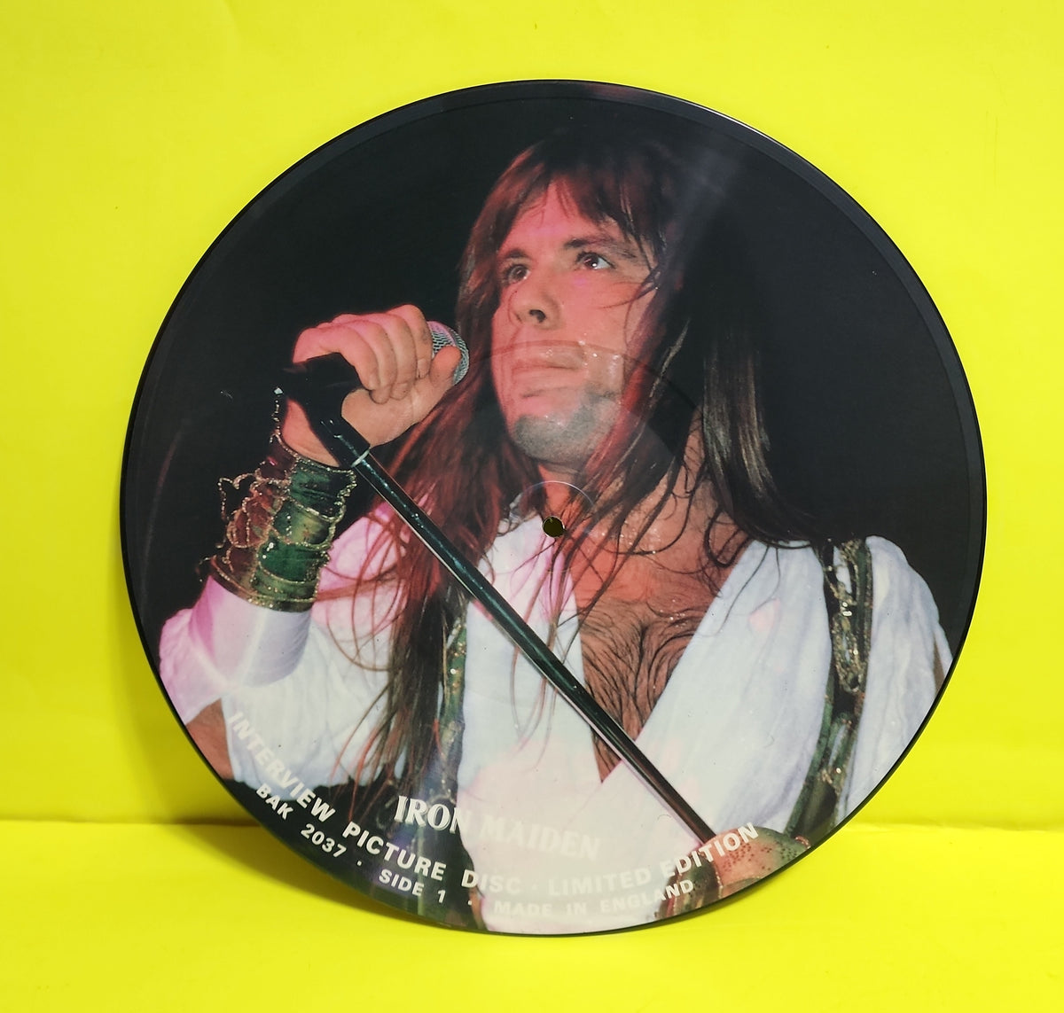 Iron Maiden - Interview Picture Disc  - 1987 - BAK 2037 New - NM - Vinyl