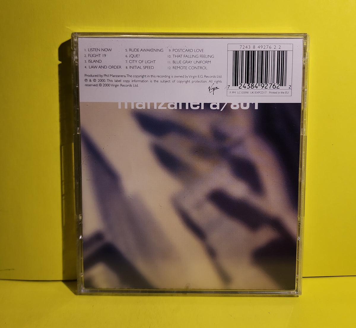 Phil Manzanera / 801 - Listen Now - 2000 - EXPCD17 Used - NM - CDs