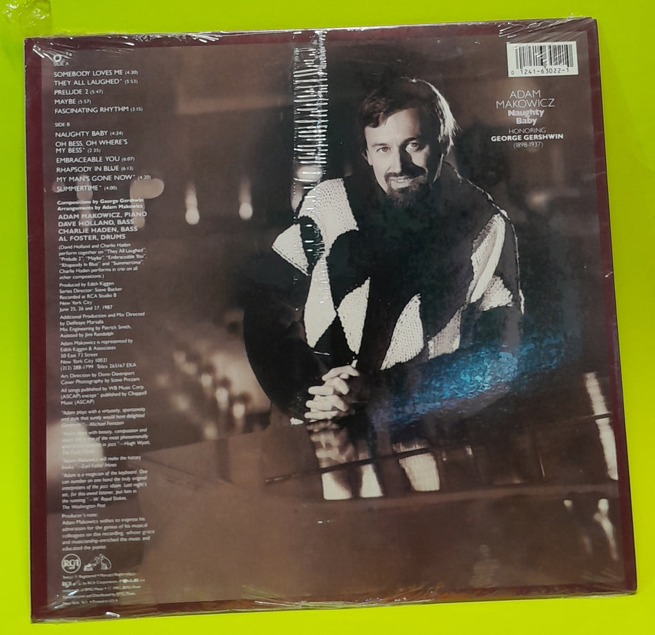 Adam Makowicz - Naughty Baby - 1987 - 3022-1-N New - Sealed - Vinyl