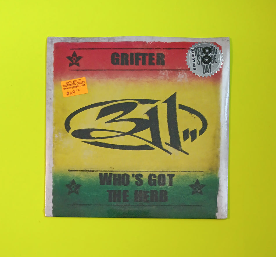 311 - Grifter / Who's Got The Herb - 2015 - 88875070437 New - Sealed - 7" RSD Vinyl