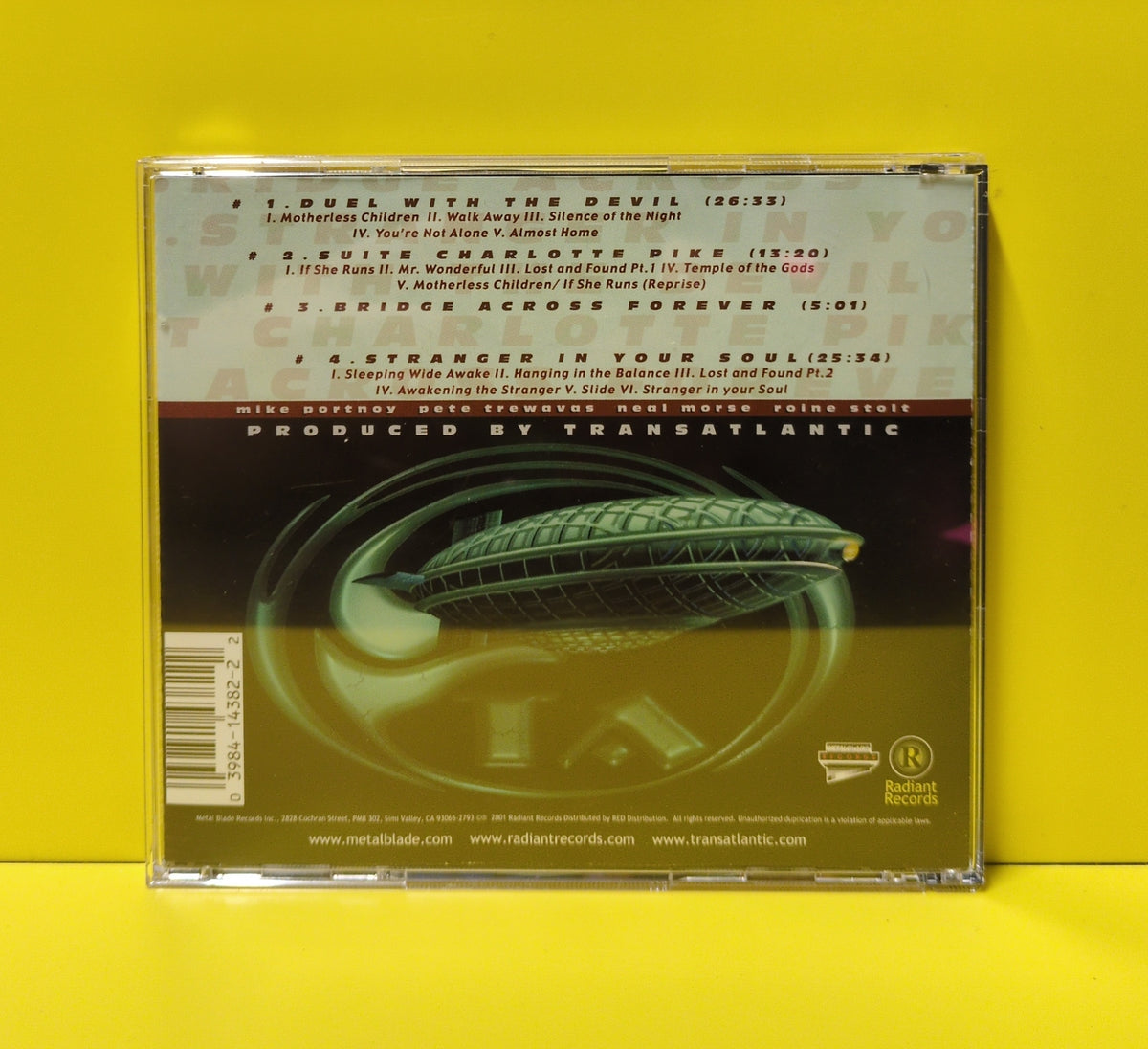 TransAtlantic - Bridge Across Forever - 2012 - 3984-14382-2 Used - VG+ - CDs - Reissue