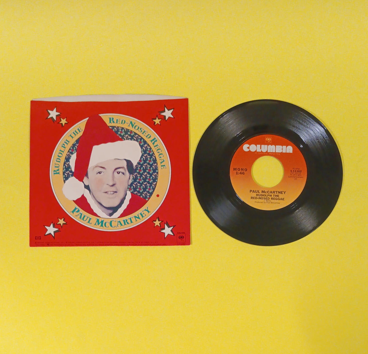 Paul McCartney - Wonderful Christmastime / Rudolph... 7" - 1979 - 1-11162 Used - VG++ - Vinyl