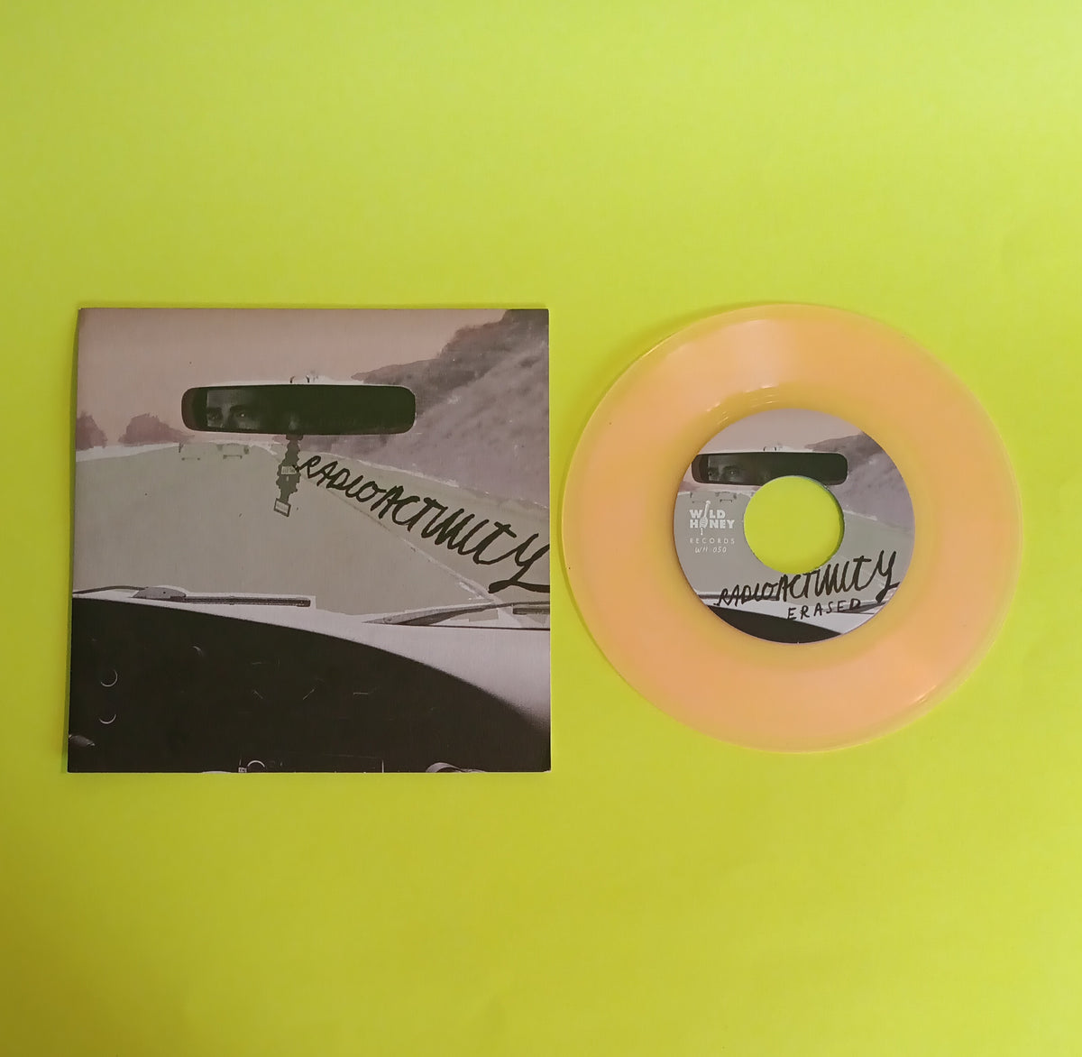 Radioactivity  - Erased / Fear (Italy Pink 7") - 2019 - WH-050 New - NM - Vinyl