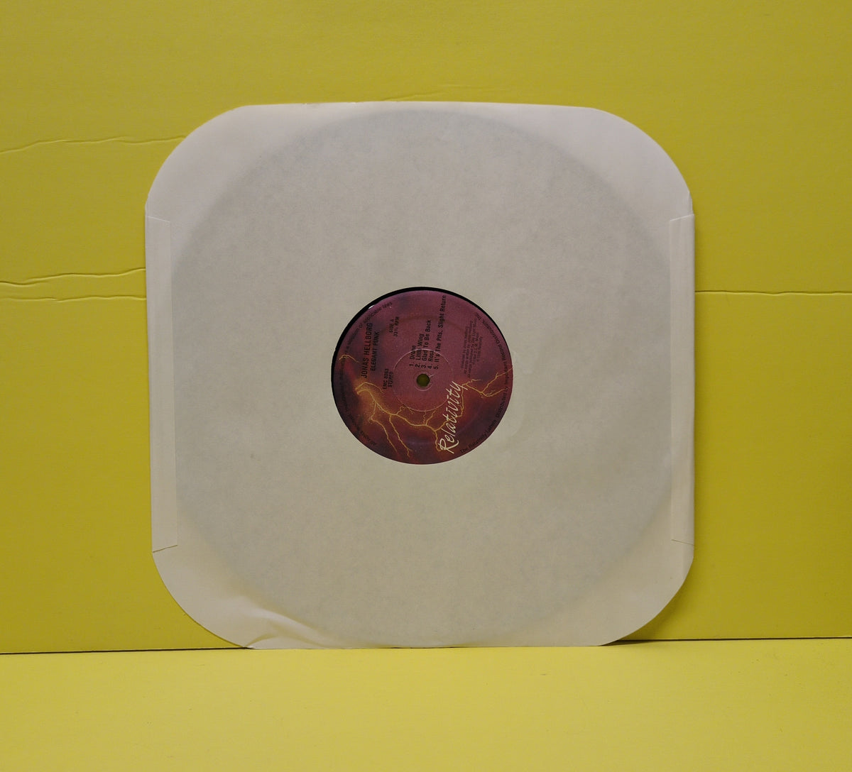 Jonas Hellborg - Elegant Punk - 1986 - EMC 8063 Used - VG++ - Vinyl - Promo