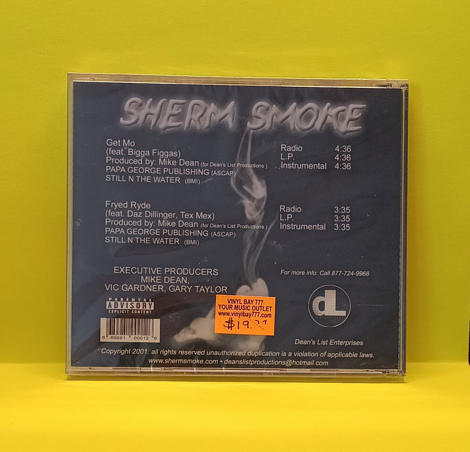 Sherm Featuring: Bigga Figgas & Daz Dillinger - Get Mo / Fryed Ryde - 2001 - DLE-001 New - Sealed - CDs