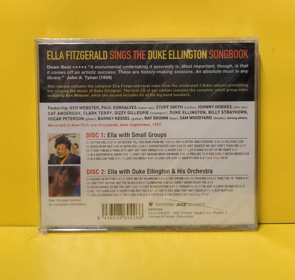 Ella Fitzgerald - Sings The Duke Ellington Songbook - 2009 - EJC55426 New - Sealed - CDs