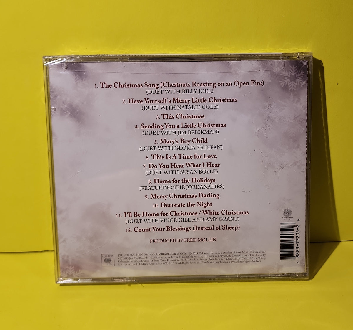 Johnny Mathis - Sending You A Little Christmas - 2013 - 88883772052 New - Sealed - CDs