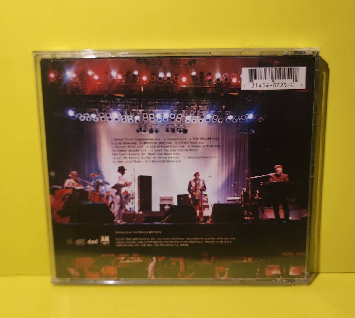 The Neville Brothers - Live On Planet Earth / Autographed  - 1994 - 540 225-2 Used - VG+ - CDs