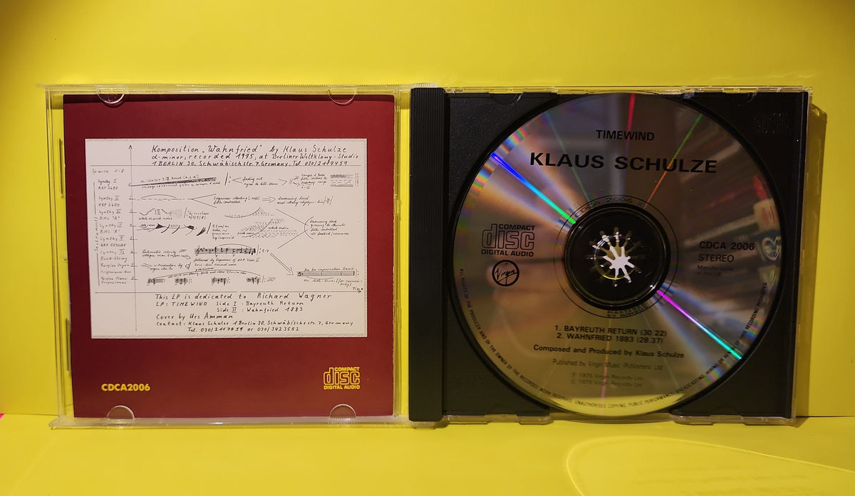 Klaus Schulze - Timewind - 1988 - CDCA2006 Used - VG++ - CDs
