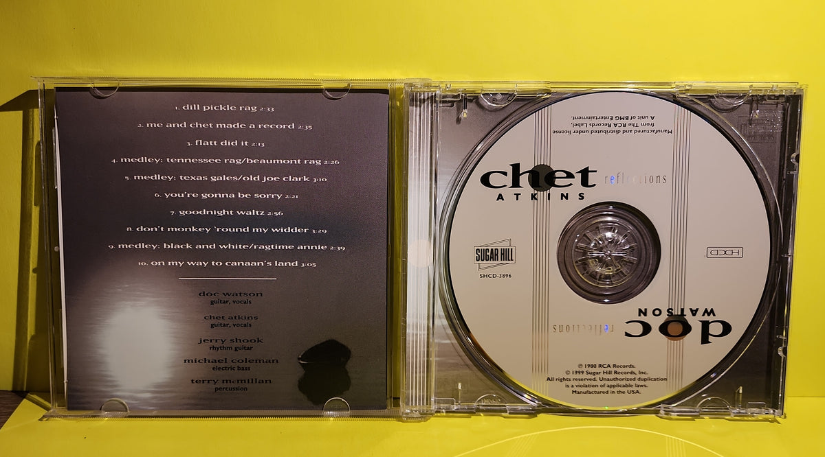 Chet Atkins And Doc Watson - Reflections - 1999 - SHCD-3896 Used - EX - CDs