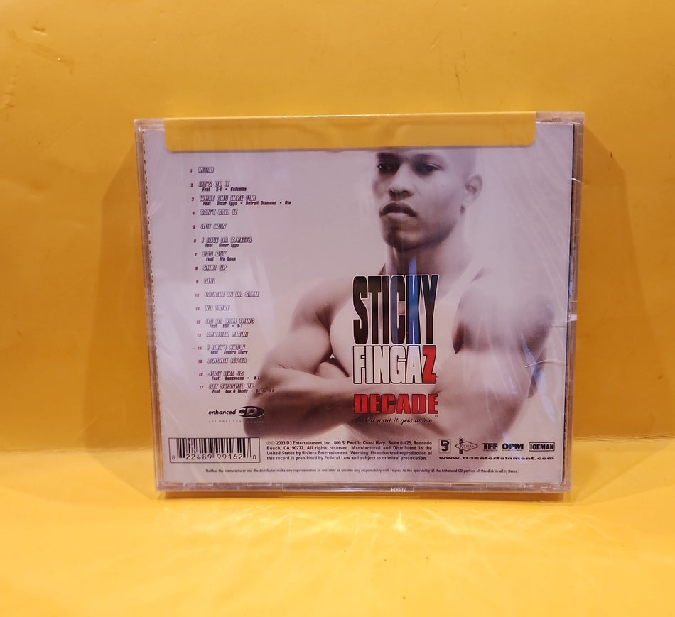 Sticky Fingaz - Decade ...But Wait It Gets Worse - 2003 - RIV 9916-2 New - Sealed - CDs