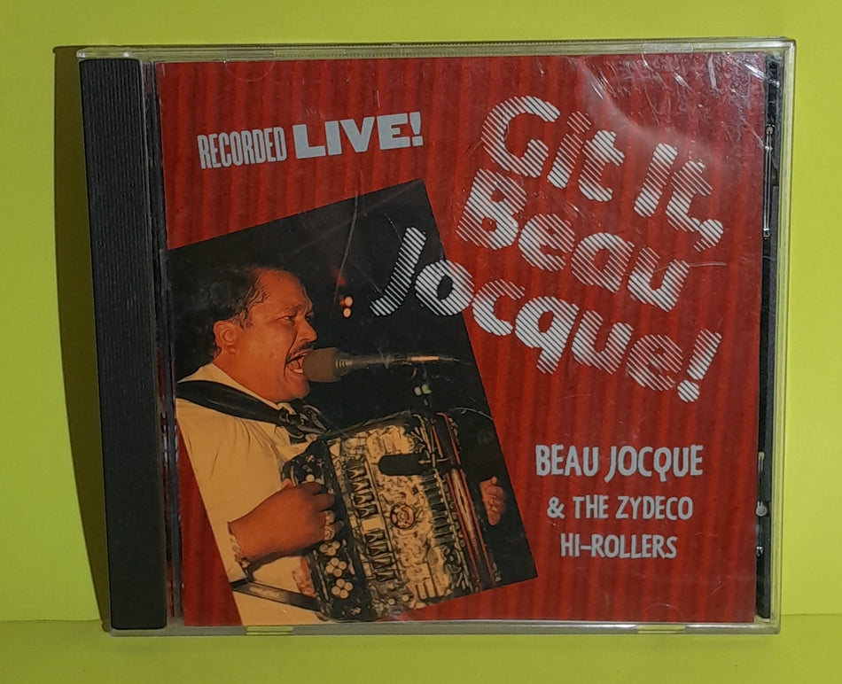 Beau Jocque & The Zydeco Hi-Rollers - Git It, Beau Jocque! - 1995 - ROUNDER CD 2134 Used - CDs