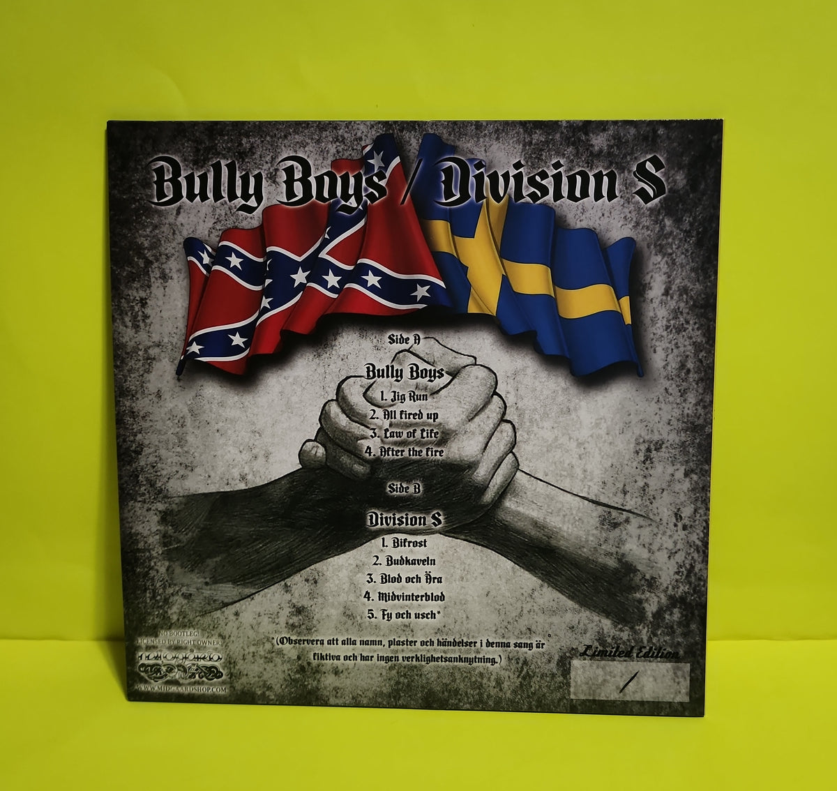 Bully Boys / Division S - Bully Boys / Division S  - 2023 - New - EX - Vinyl