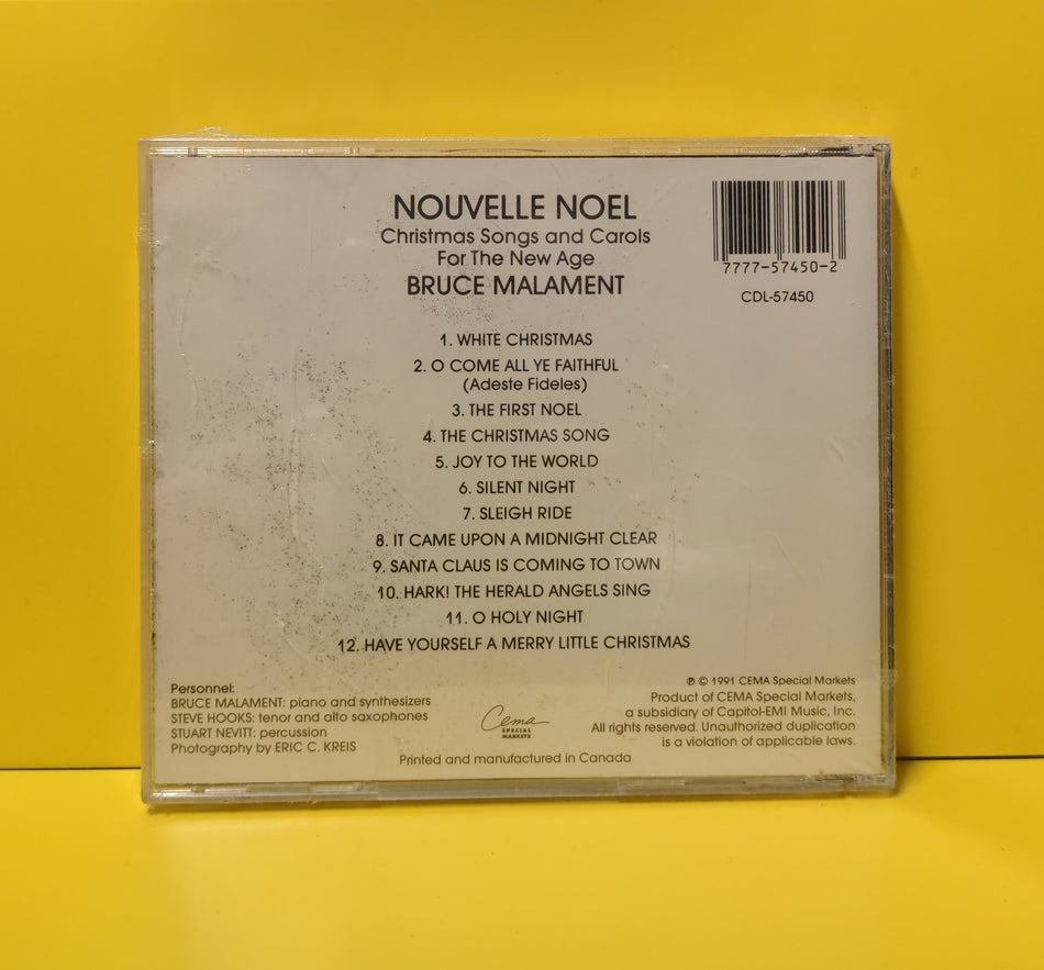 Bruce Malament - Nouvelle Noel - 1991 - CDL-57450 New - Sealed - CDs