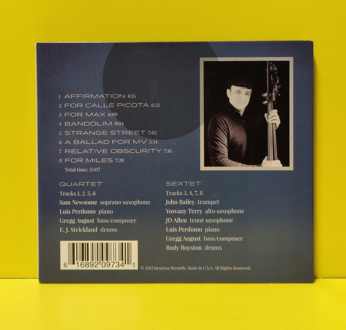 Gregg August - Four By Six - 2012 - IACU 2966 Used - NM - CDs