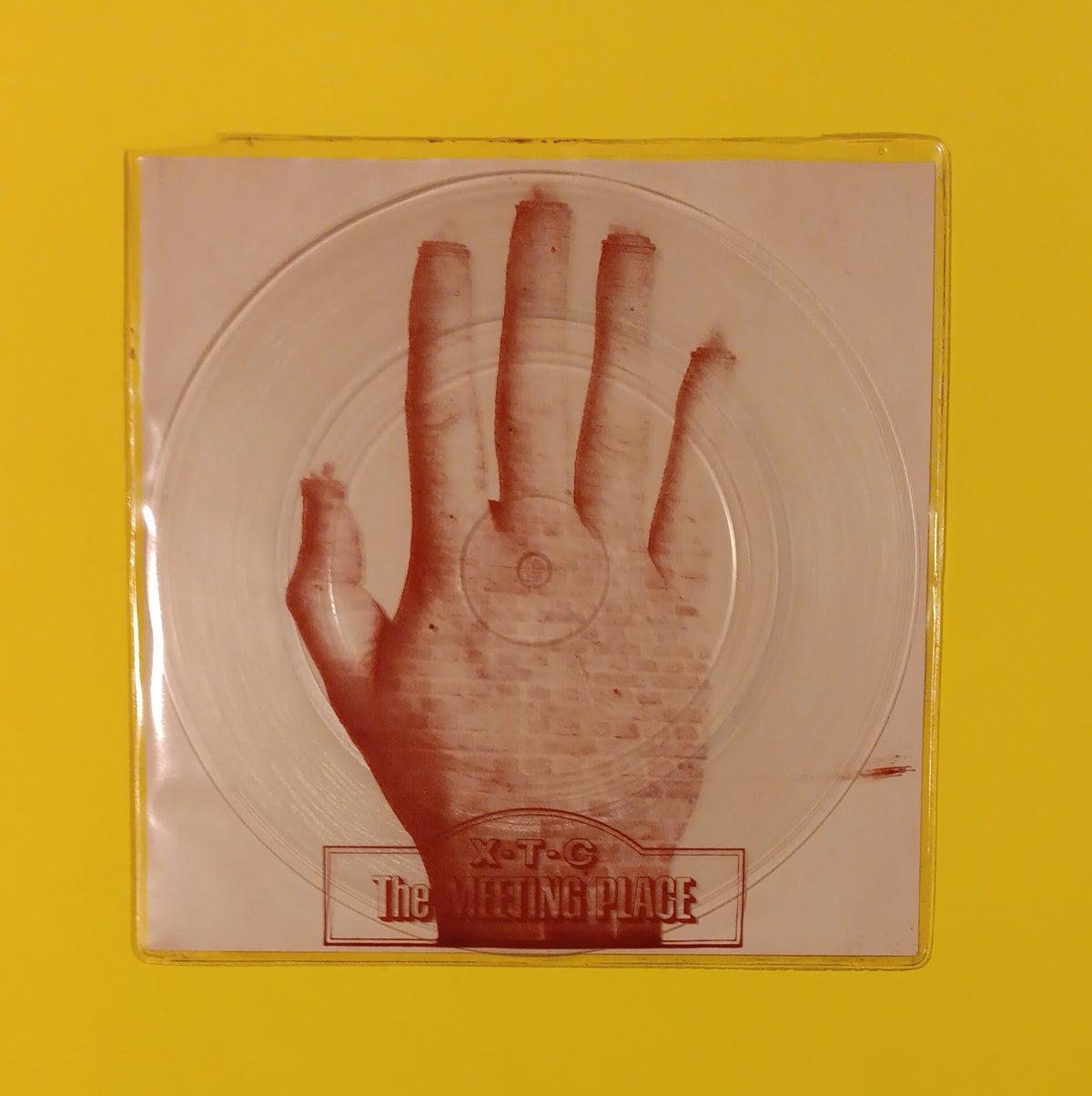 XTC - The Meeting Place 7" (UK) - 1986 - VSY 912 Used - EX - Clear Vinyl