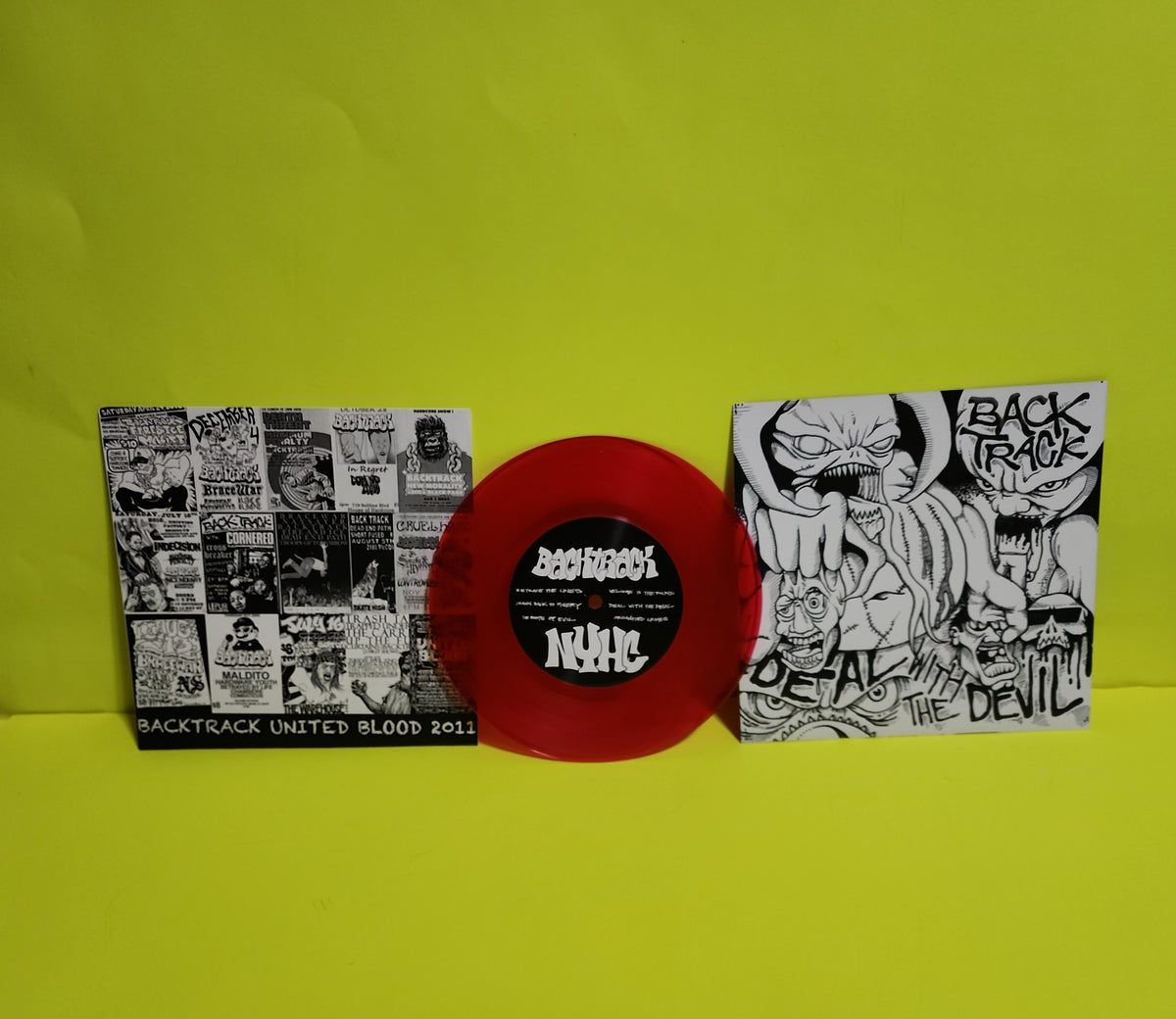 Backtrack - 7" Deal With The Devil - 2017 - FSR28 New - NM - Vinyl