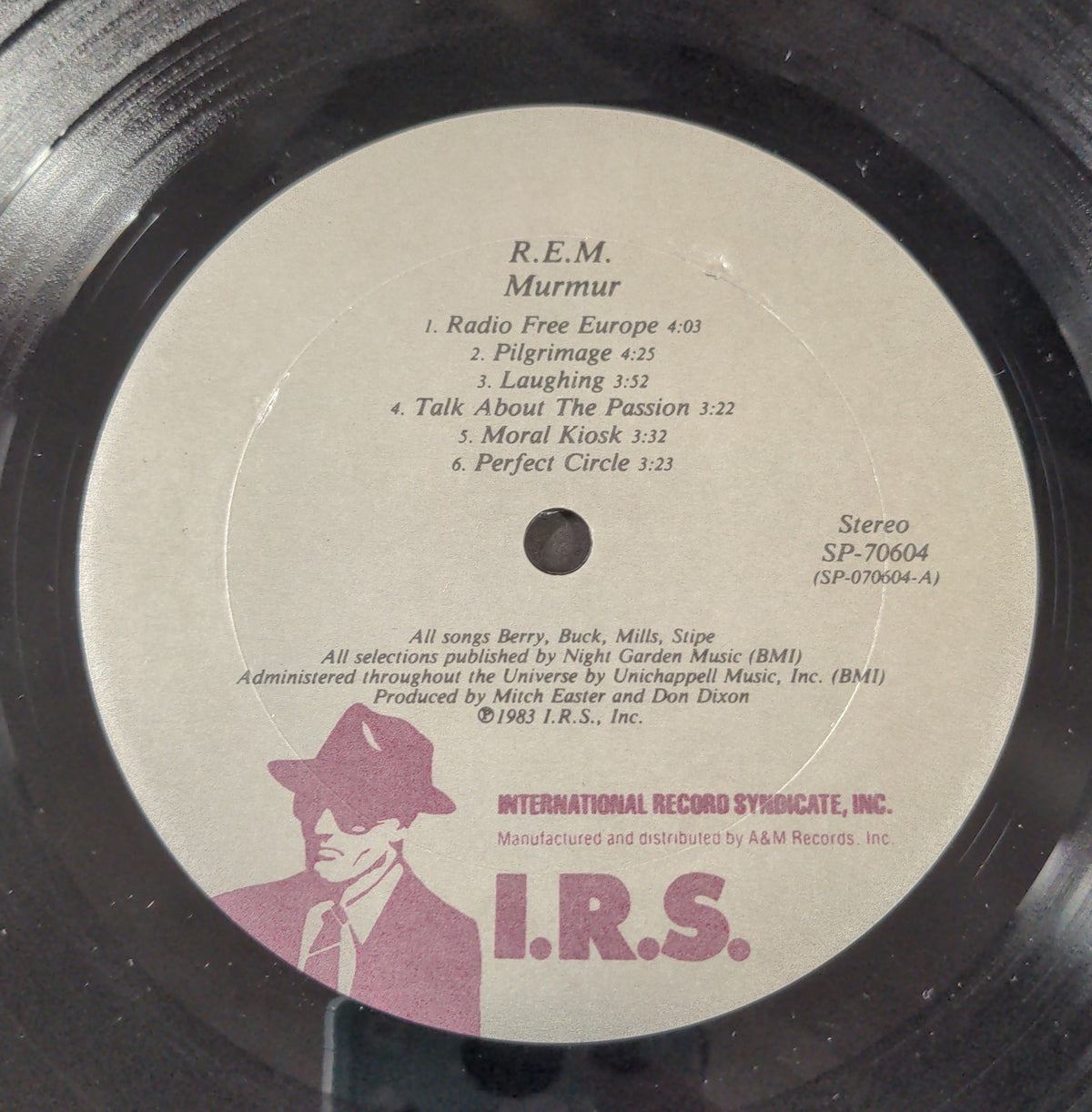 R.E.M. - Murmur  - 1983 - SP70604 Used - VG++ - Vinyl - Purple Vinyl