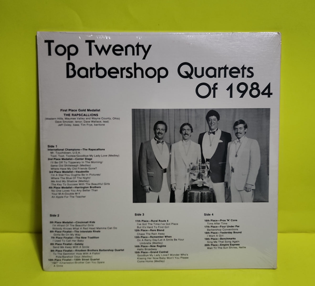 Various  - The Top 20 Quartets in - 1984 - BH 4962 New - Sealed - Vinyl