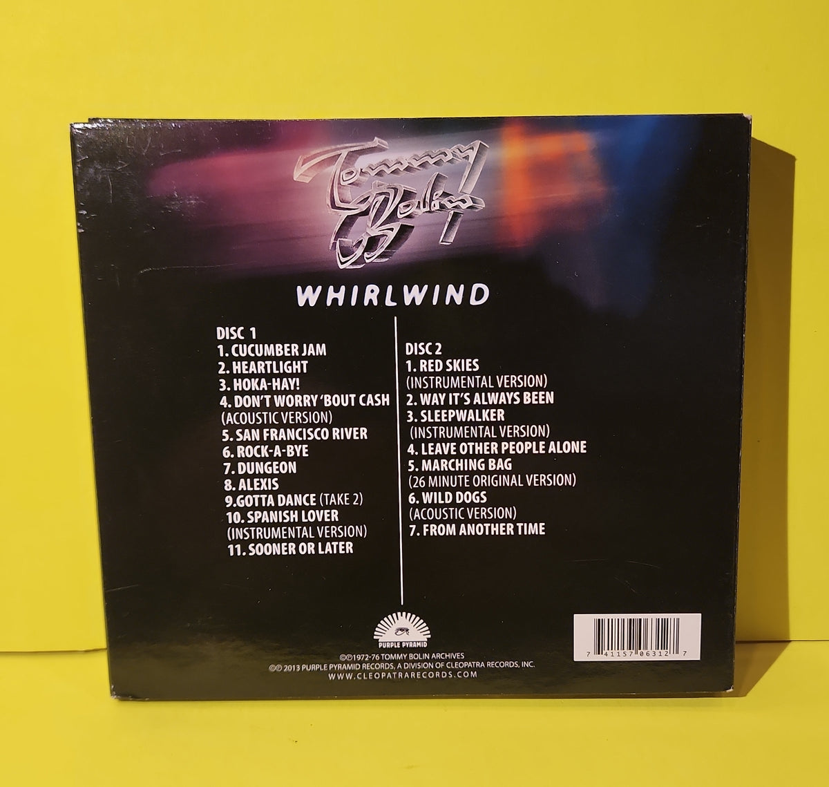 Tommy Bolin - Whirlwind - 2013 - CLP 0631 Used - EX - CDs