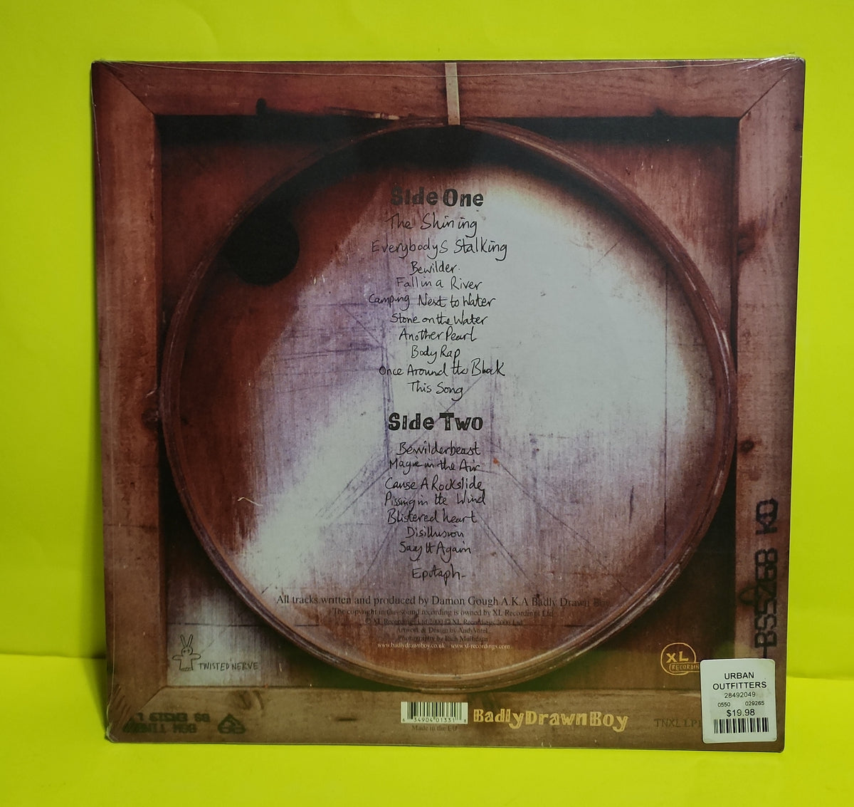Badly Drawn Boy - The Hour Of Bewilderbeast - 2000 - TNXLLP133 New - Sealed - Vinyl