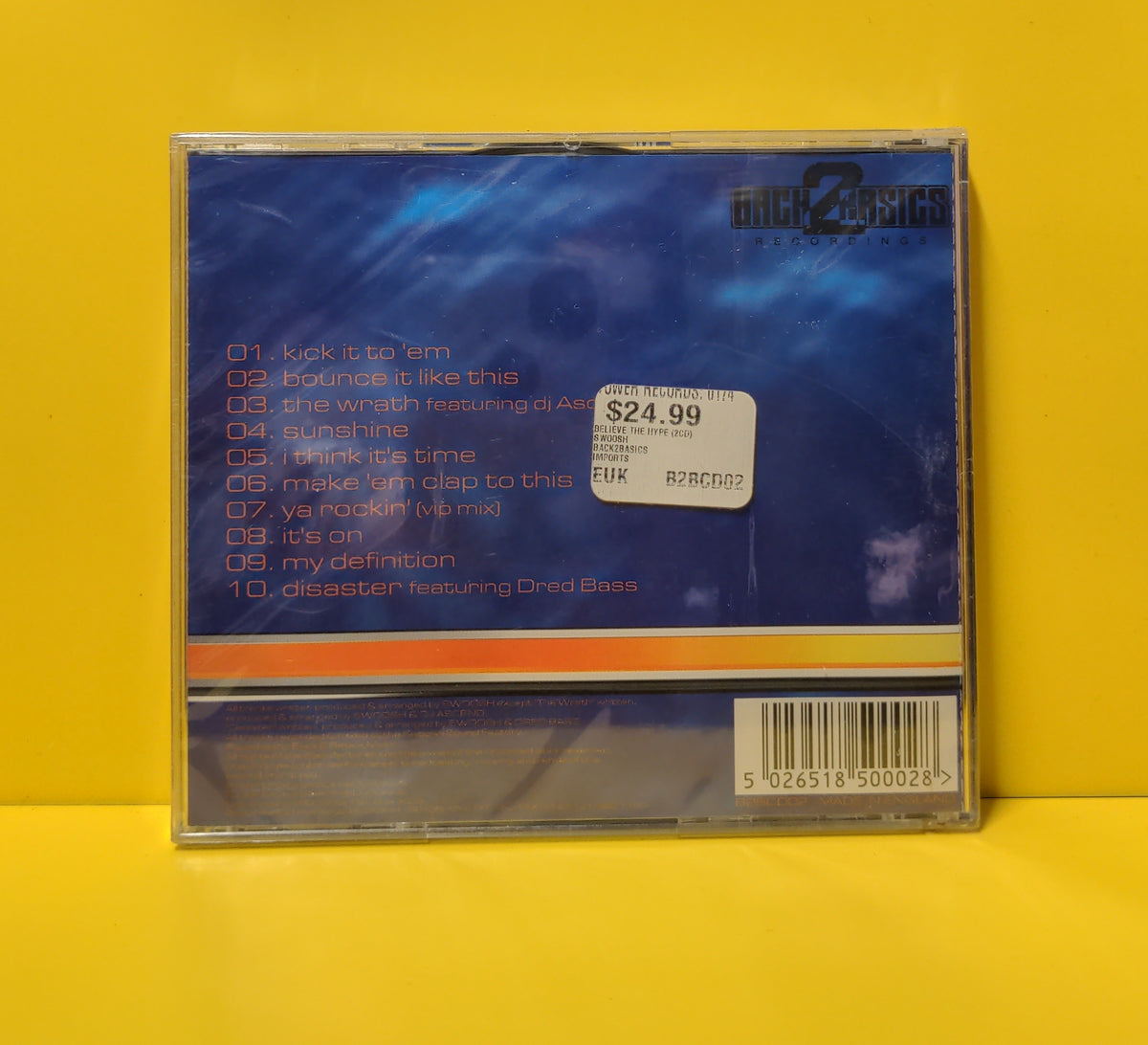 Swoosh - Believe The Hype - 1998 - B2B CD 02 New - Sealed - CDs