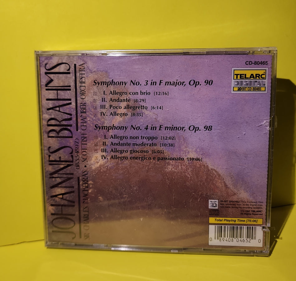 Brahms - Sir Charles Mackerras, Scottish Chamber Orchestra - 1997 - CD-80465 New - Sealed - CDs
