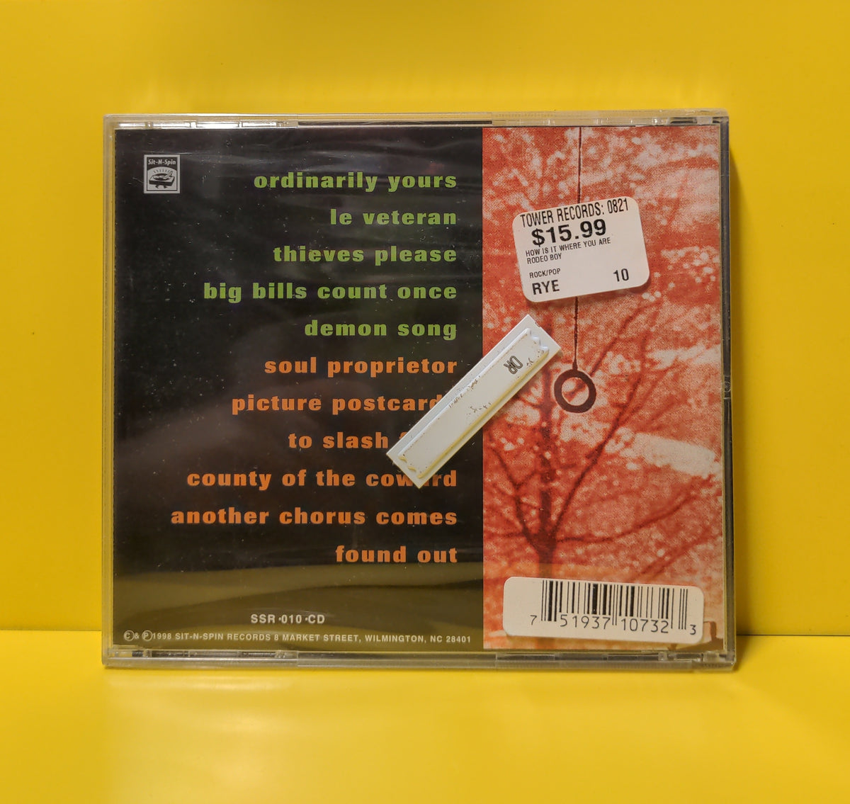 Rodeo Boy - How Is It Where You Are? - 1998 - SSR-010-CD New - Sealed - CDs