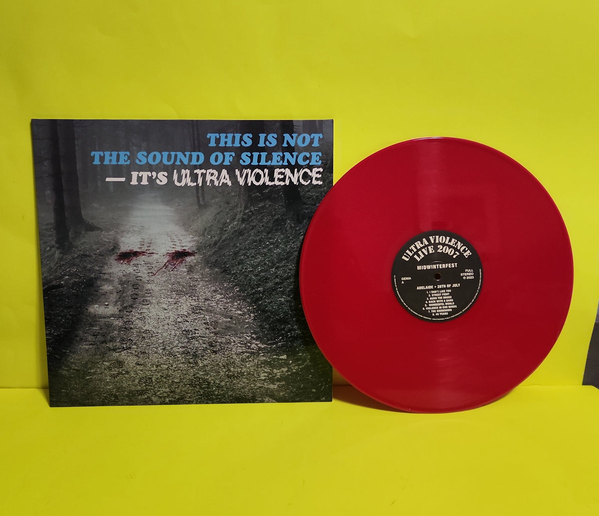 Ultra Violence  - This Is Not The Sound Of Silence  - 2023 - New - EX - Vinyl
