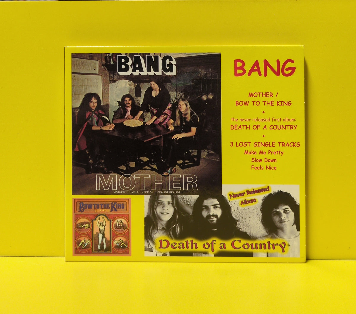 Bang - Mother / Bow To The King + Death Of A Country - 2007 - GTR 125 Used - VG++ - CDs