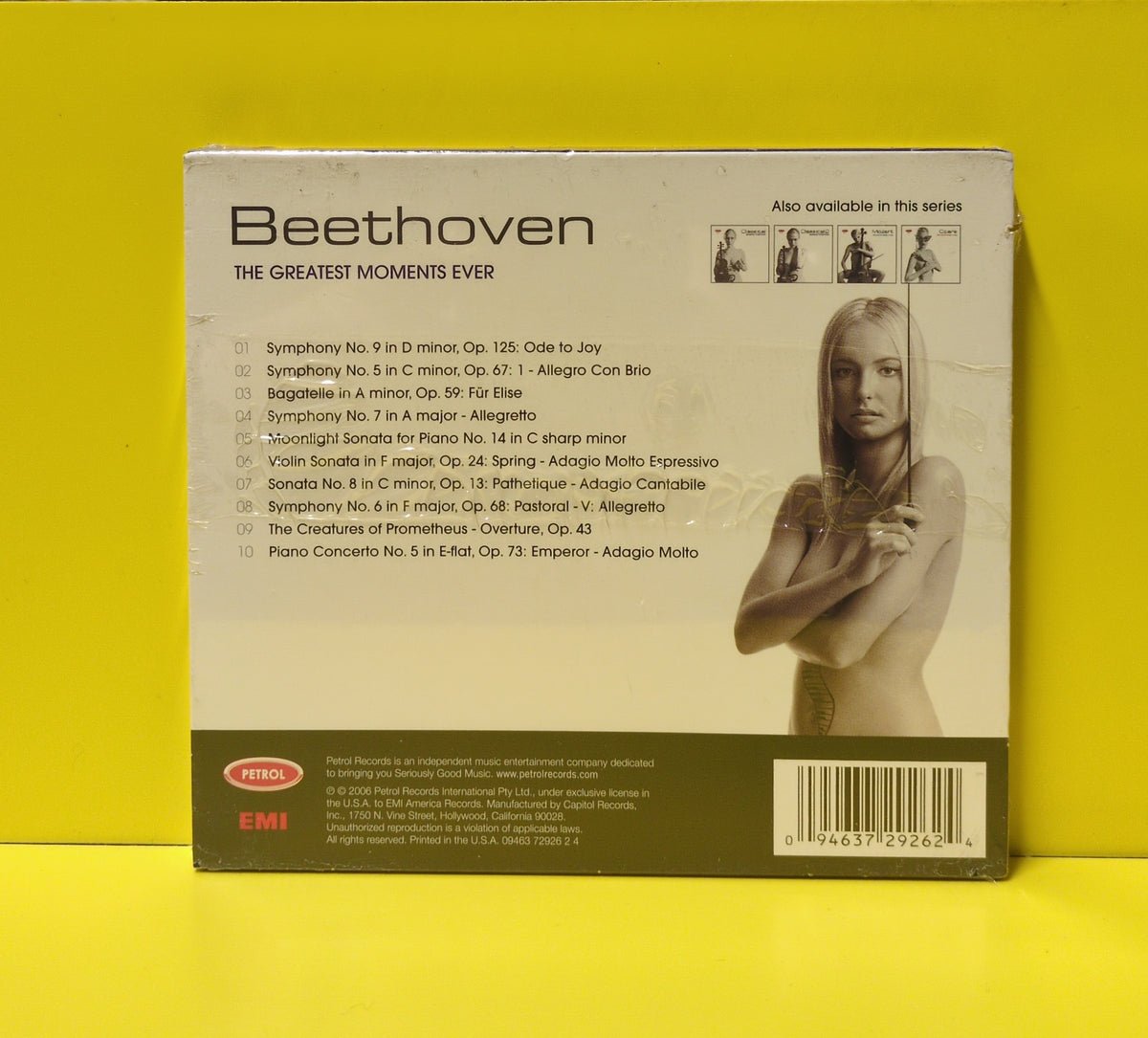 Various - Beethoven The Greatest Moments Ever - 2006 - 09463 72926 2 4 New - Sealed - CDs