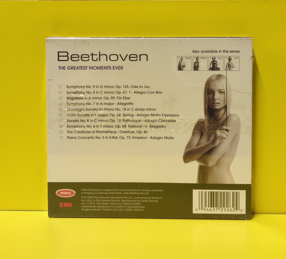 Various - Beethoven The Greatest Moments Ever - 2006 - 09463 72926 2 4 New - Sealed - CDs