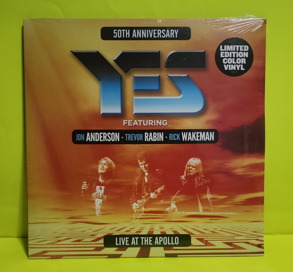 Yes Featuring Jon Anderson, Trevor Rabin, Rick Wakeman - Live At The Apollo (50th Anniversary) - 2018 - ER204181 New - Sealed - Vinyl