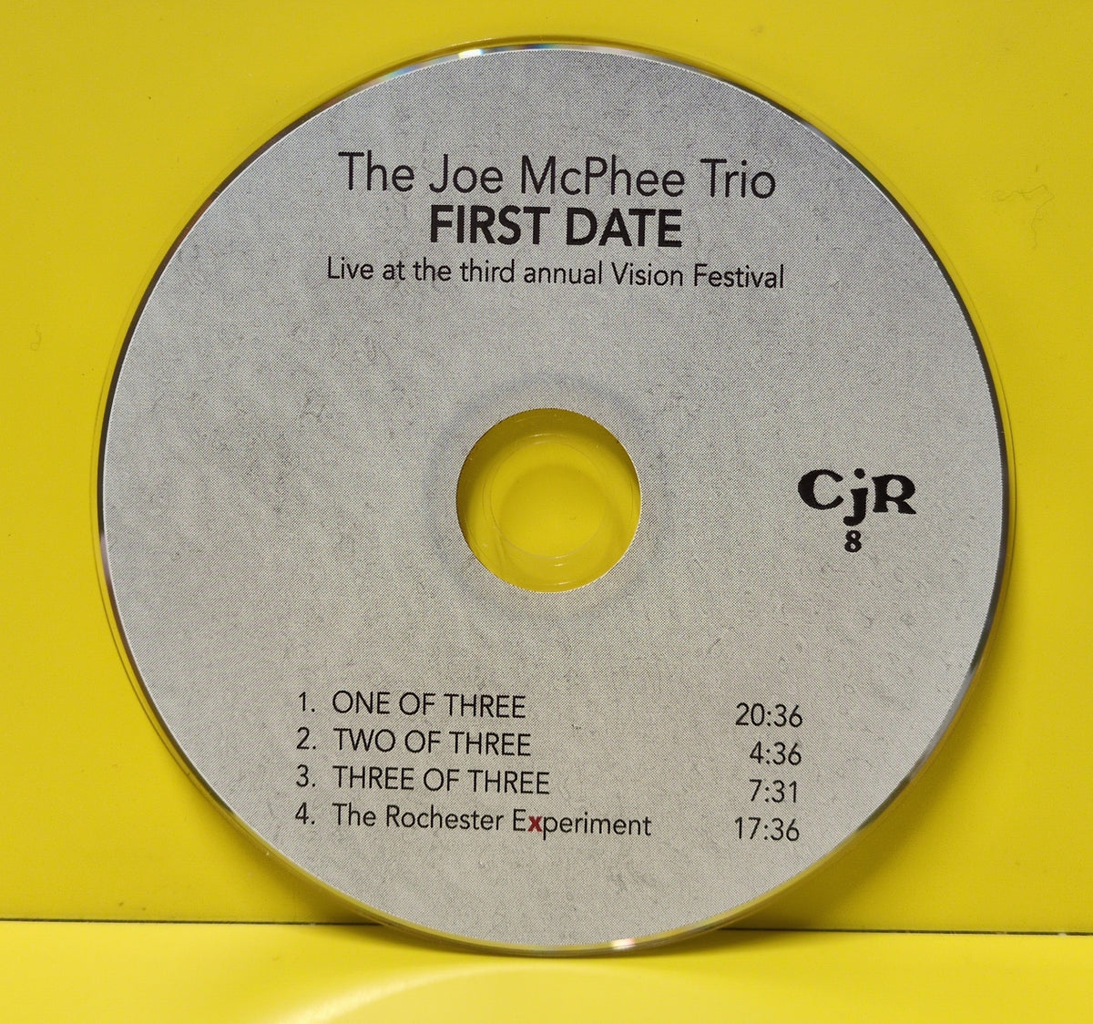 The Joe McPhee Trio - First Date - 2012 - CjR-8 Used - VG++ - CDs
