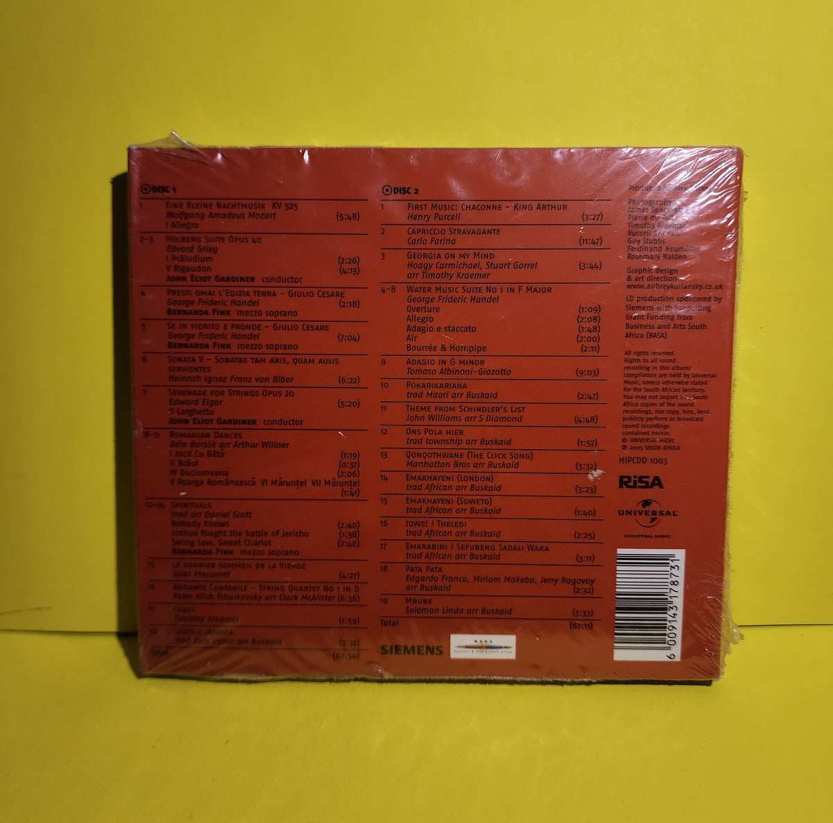 The Buskaid Soweto String Ensemble - Buskaid - 2005 - HIPCOD 1003 New - Sealed - CDs