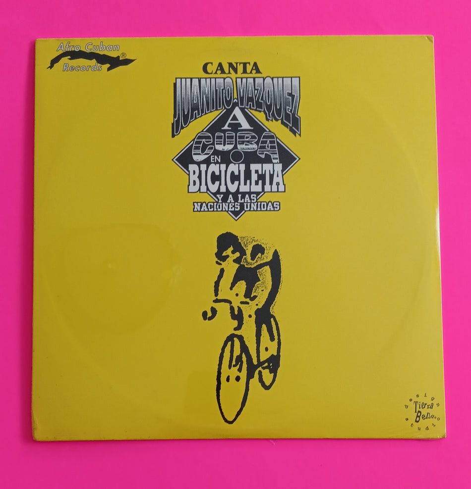 Juanito Vazquez - A Cuba En Bicicleta Y A Las Naciones Unidas - 1990 - New - Sealed - Vinyl