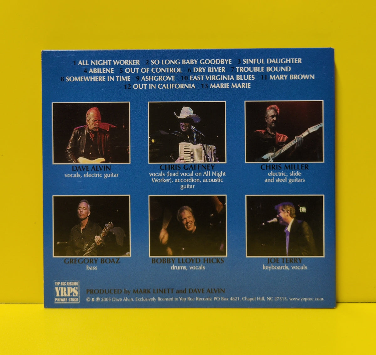 Dave Alvin And The Guilty Men - The Great American Music Galaxy  - 2005 - YEP-2802 Used - NM - CDs