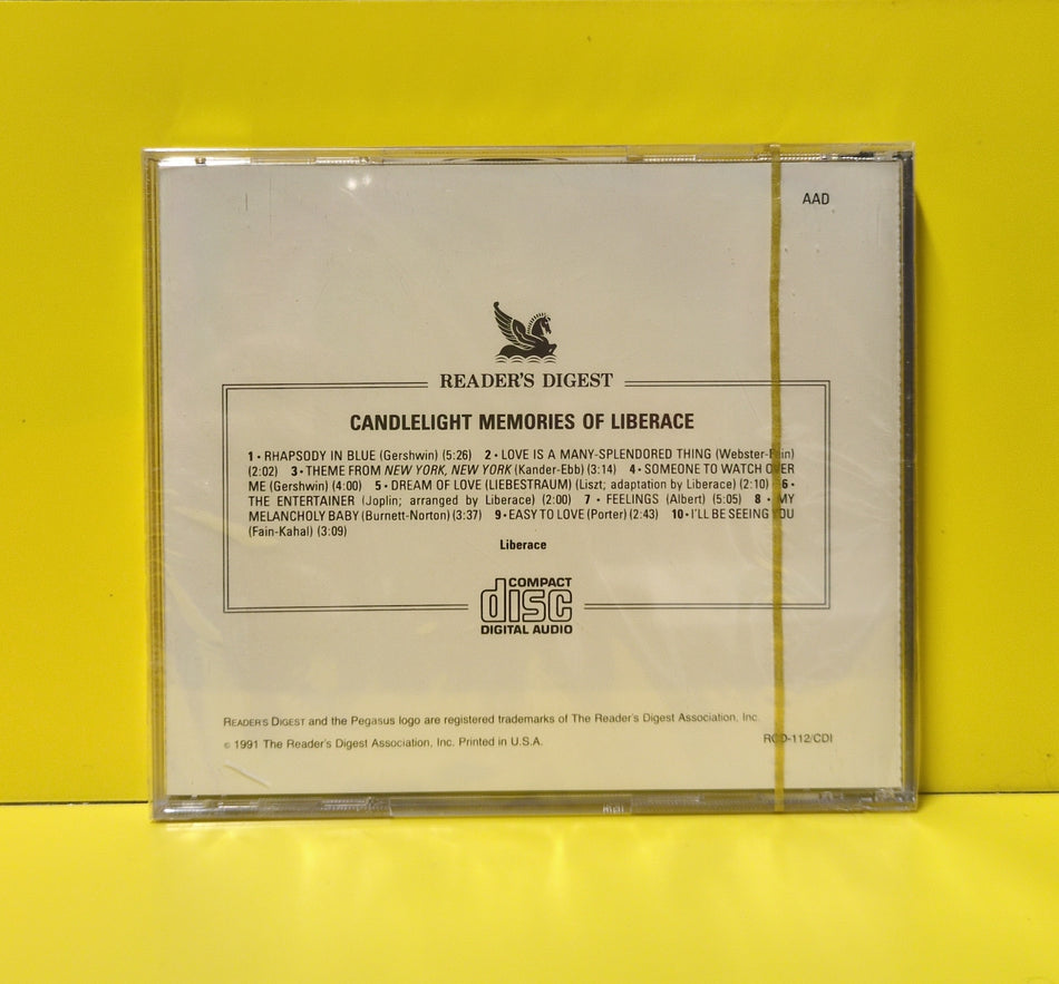 Liberace - Candlelight Memories - 1991 - RCD-112/CDI New - Sealed - CDs