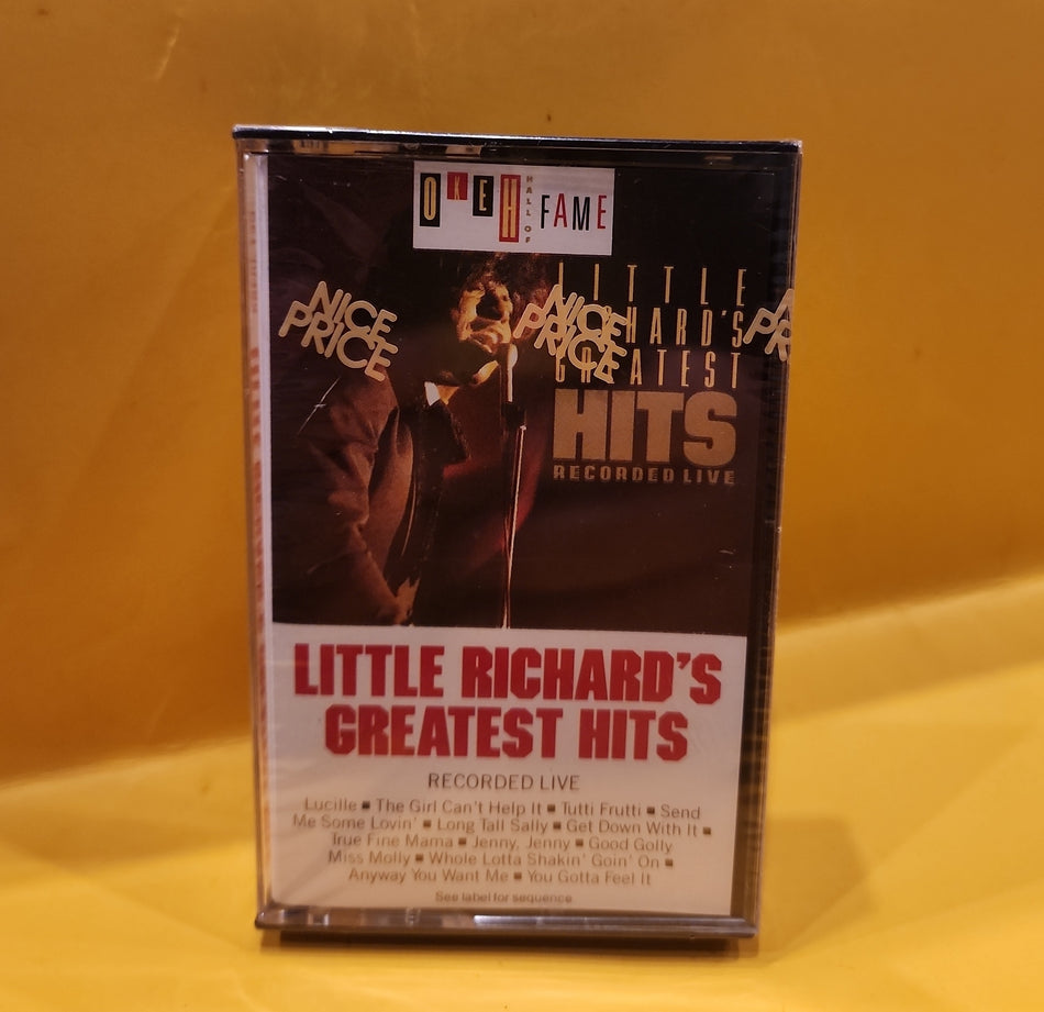 Little Richard  - Greatest Hits  - 1987 - PET 40389 New - Sealed - cassettes