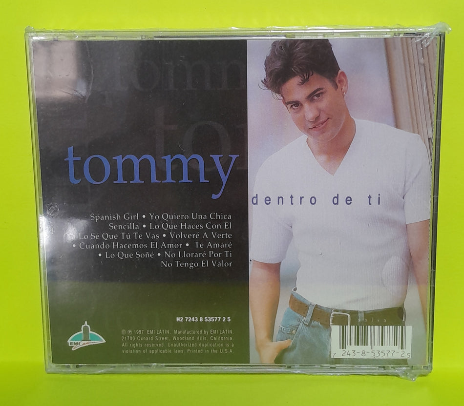 Tommy* - Dentro De Ti - 1997 - H2 7243 8 53577 2 5 Used - NM - CDs