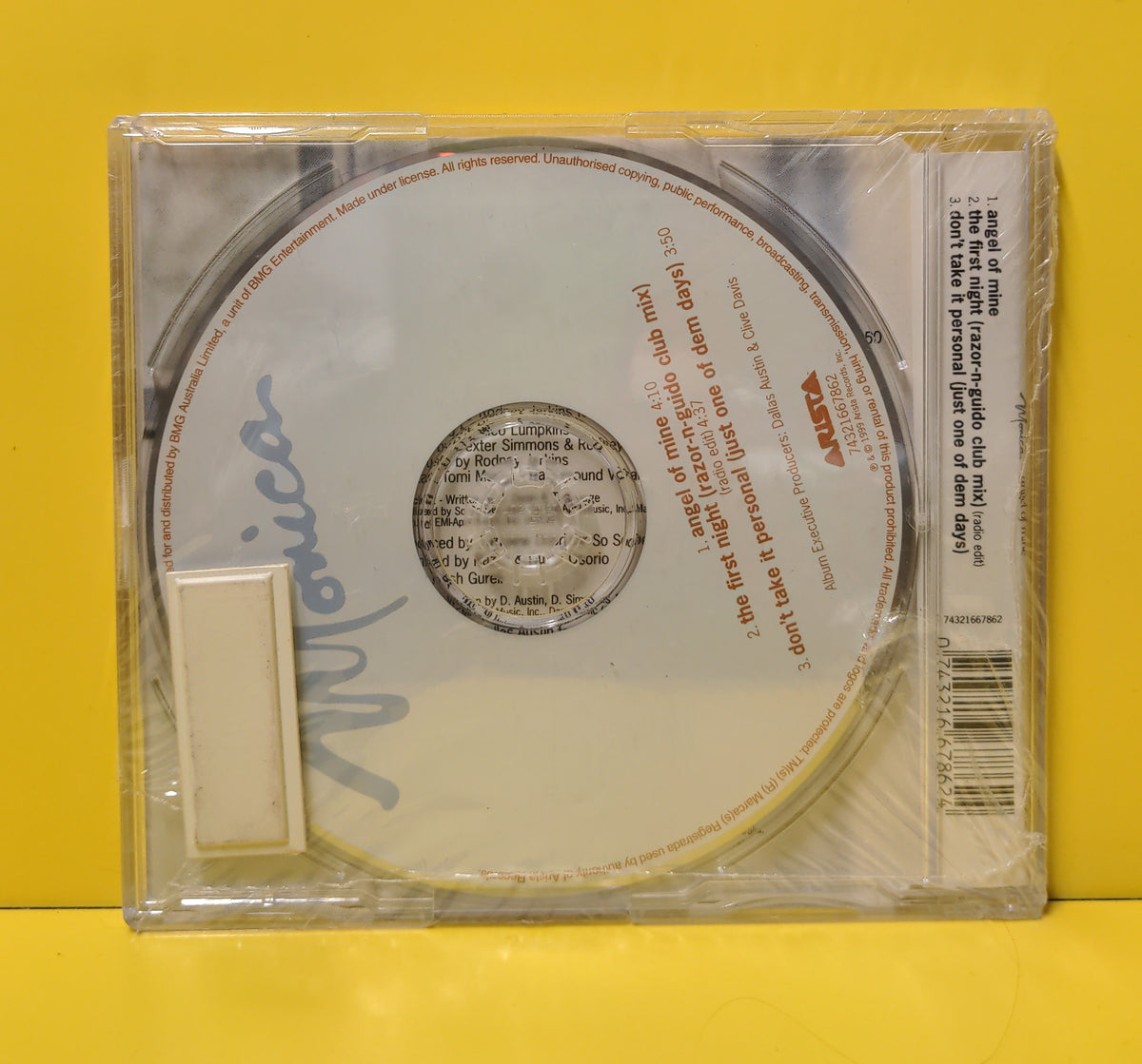 Monica - Angel Of Mine - 1999 - 74321 66786 2 New - Sealed - CDs