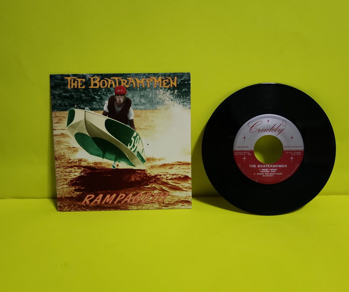 The Boatrampmen - 7" Rampage!!! - 1994 - CR-06 New - NM - Vinyl