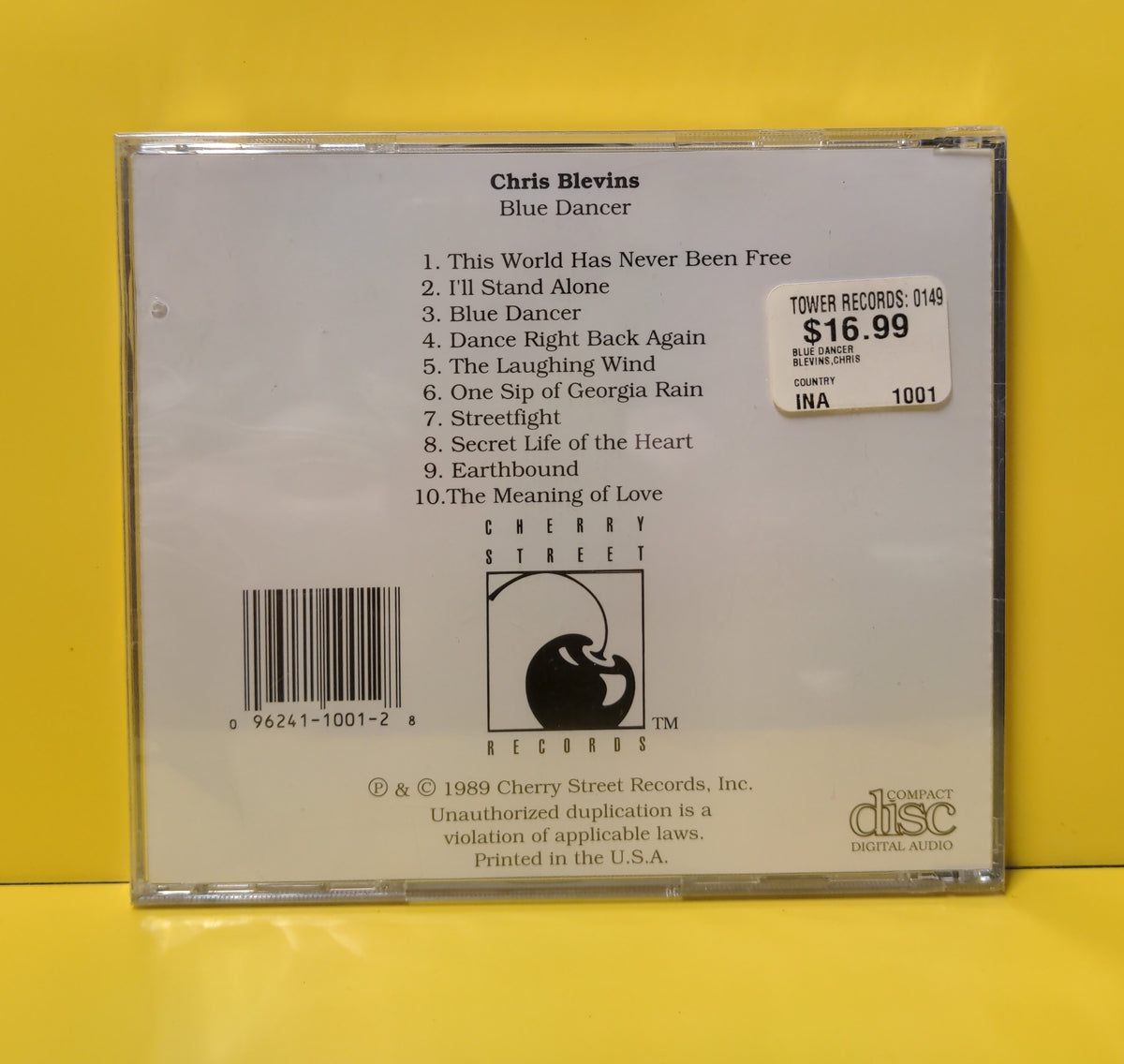 Chris Blevins  - Blue Dancer - 1989 - CSR-1001-2 New - Sealed - CDs