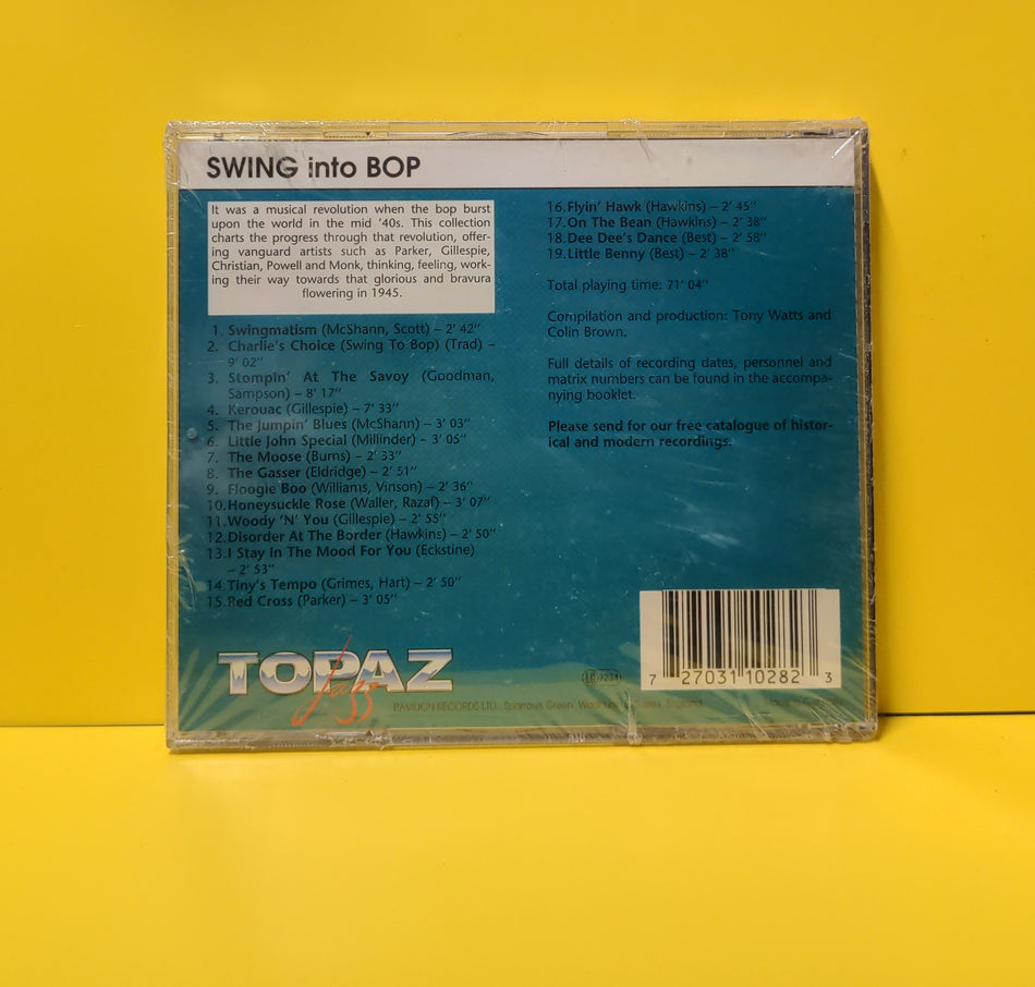 Various - Swing Into Bop - 1995 - TPZ 1028 New - Sealed - CDs