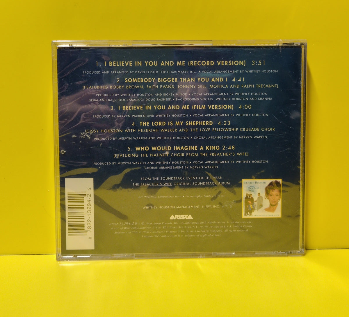 Whitney Houston - I Believe In You And Me - 1996 - 07822-13294-2 New - Sealed - CDs