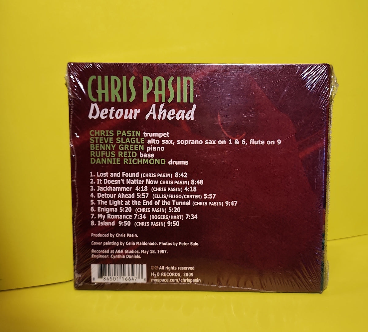 Chris Pasin - Detour Ahead - 2009 - H2O-01 New - Sealed - CDs