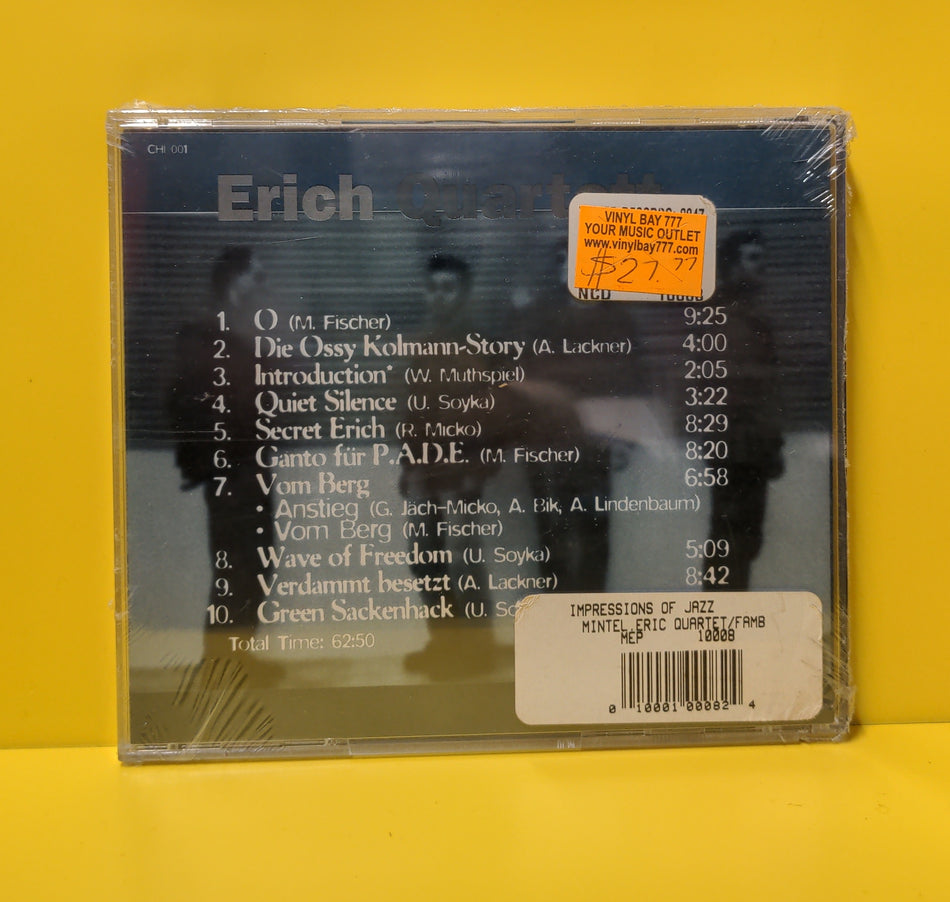 Erich Quartett, Wolfgang Muthspiel  - Erich Quartett  - 1993 - CHI 001 New - Sealed - CDs