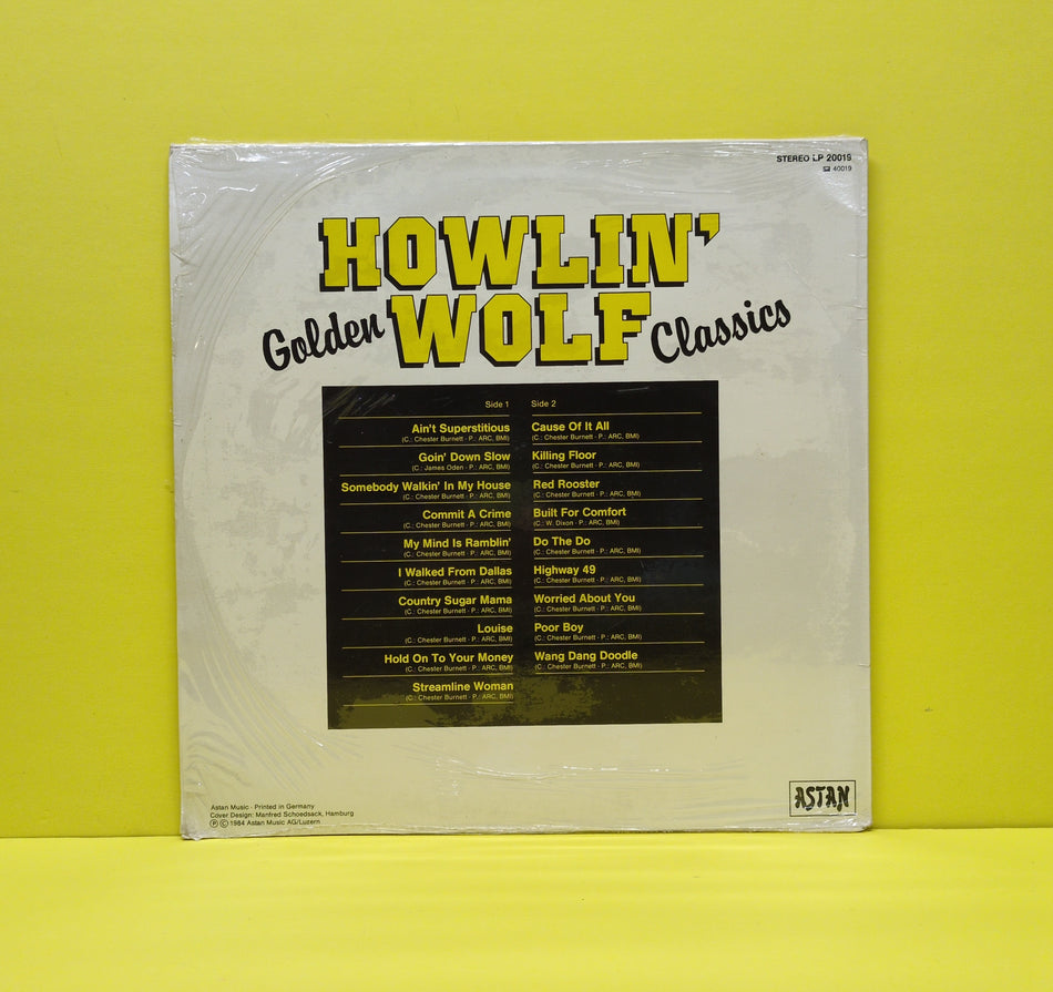 Howlin' Wolf - Golden Classics - 1984 - LP 20019 Used - VG++ - Vinyl