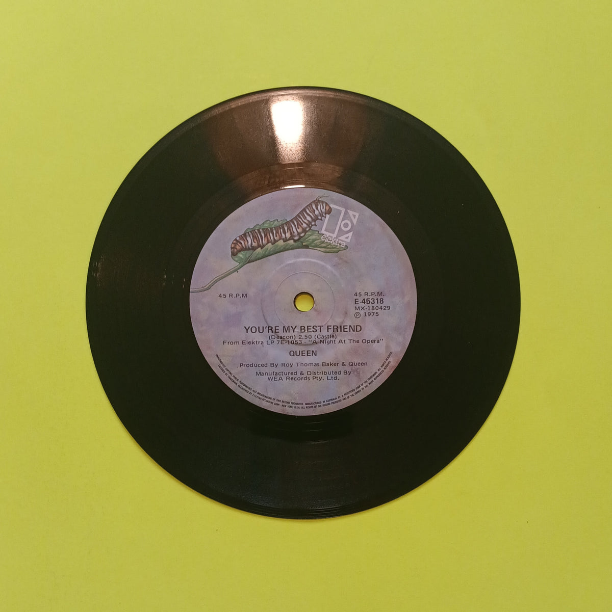 Queen - You're My Best Friend (Australia 7") - 1976 - E-45318 Used - VG+ - Vinyl