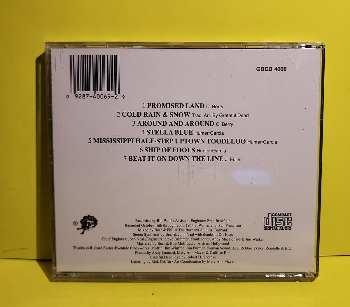 Grateful Dead - Steal Your Face Vol. 1 - GDCD4006 Used - NM - CDs